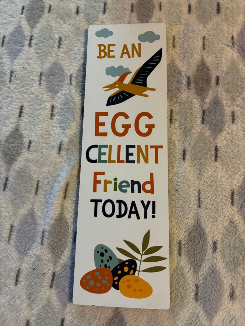Be An Egg-cellent Friend Today Decorative Wooden Sign